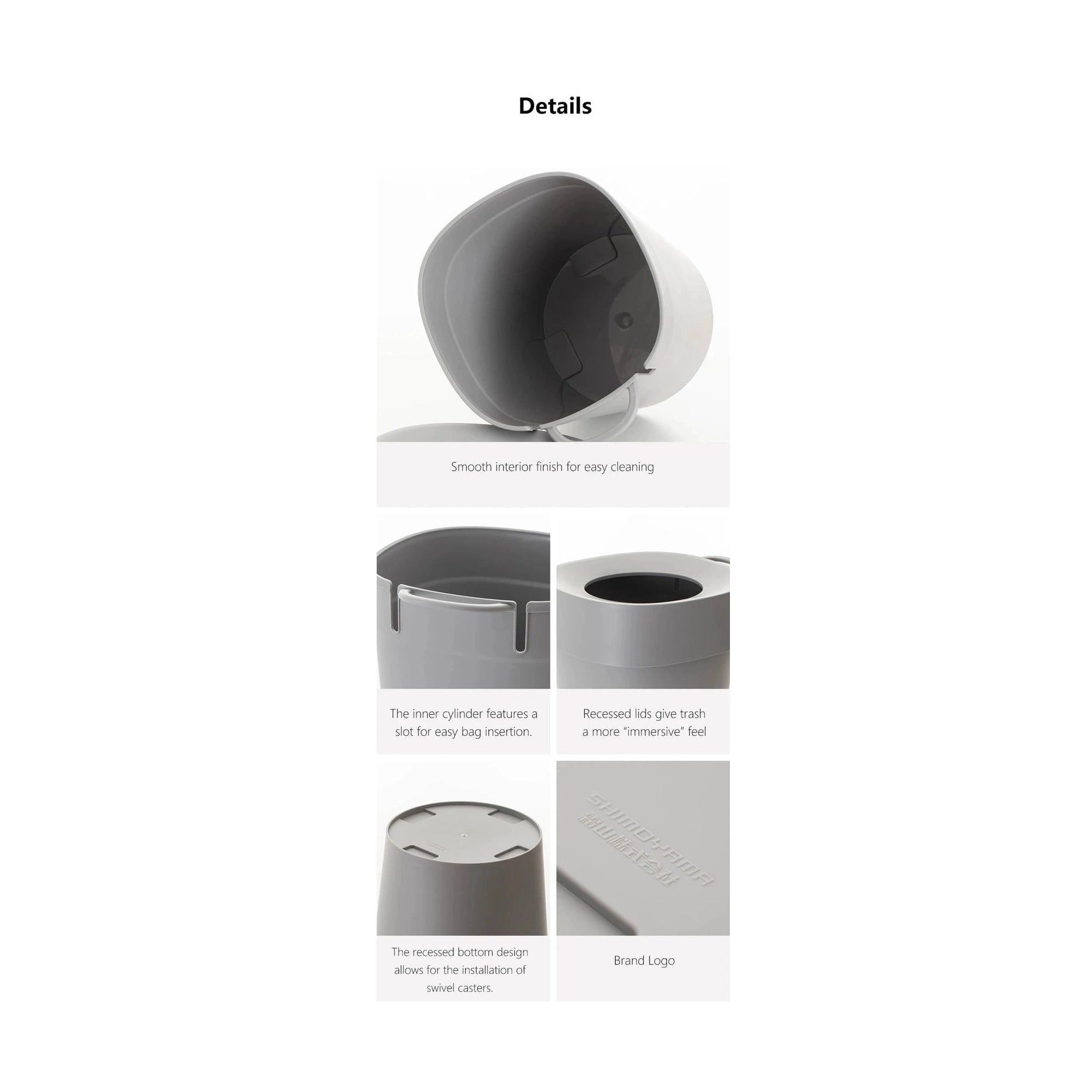 Shimoyama Swivle Trash Can