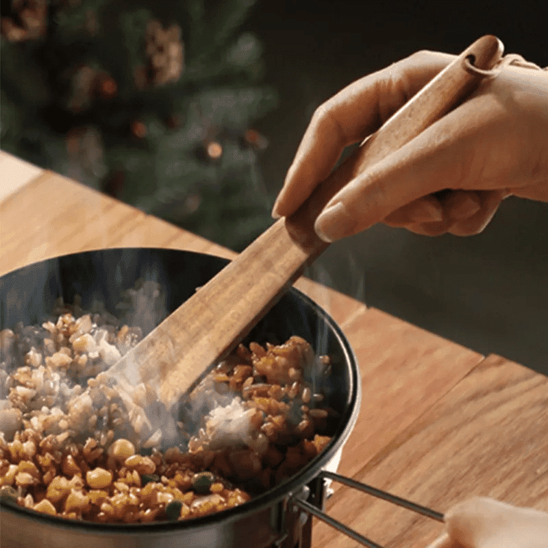 Shimoyama Teak Triangular Spatula