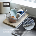 Shimoyama Telescopic Stainless Steel Draining Basket