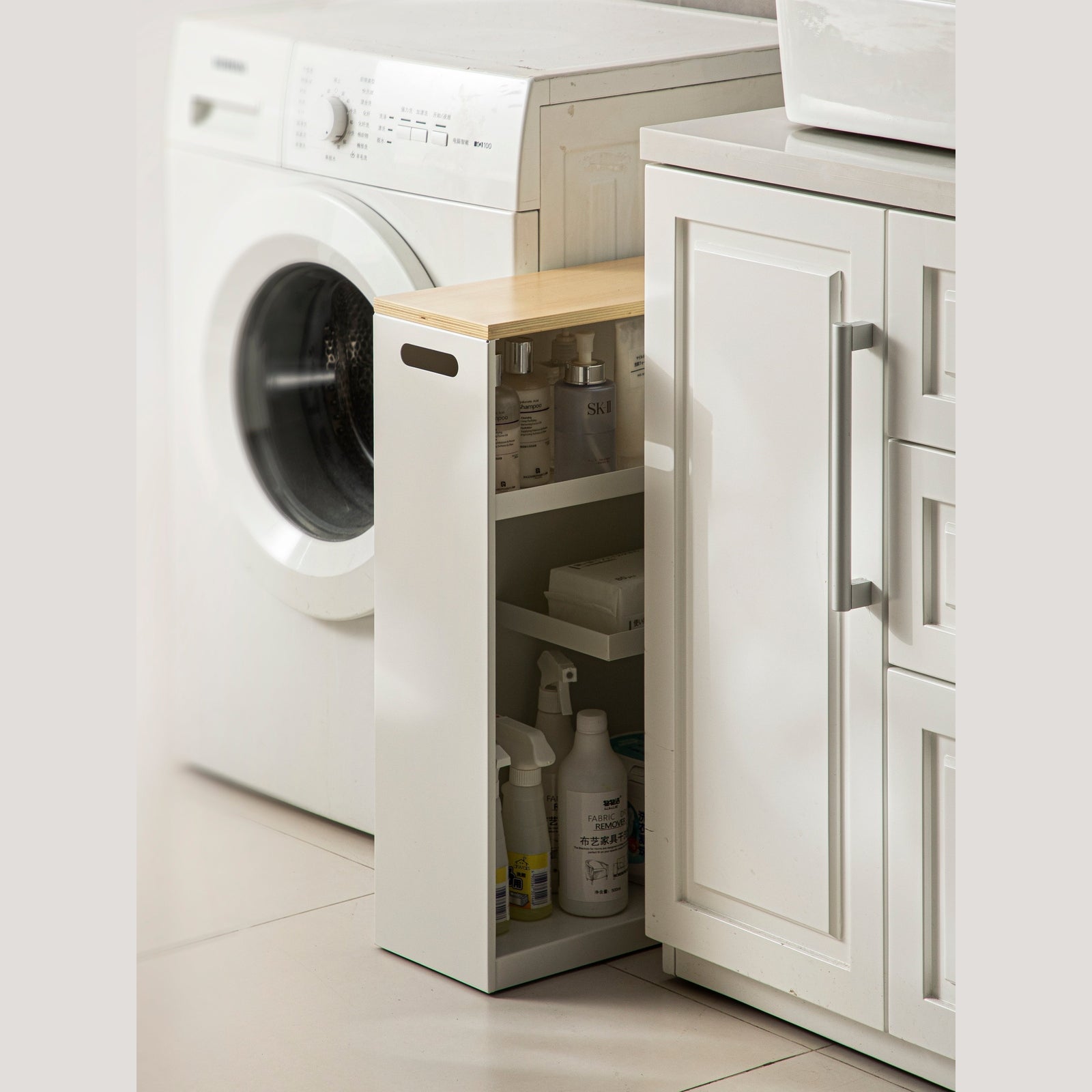 Shimoyama Toilet Bathroom Organiser Storage Shelf - 18cm