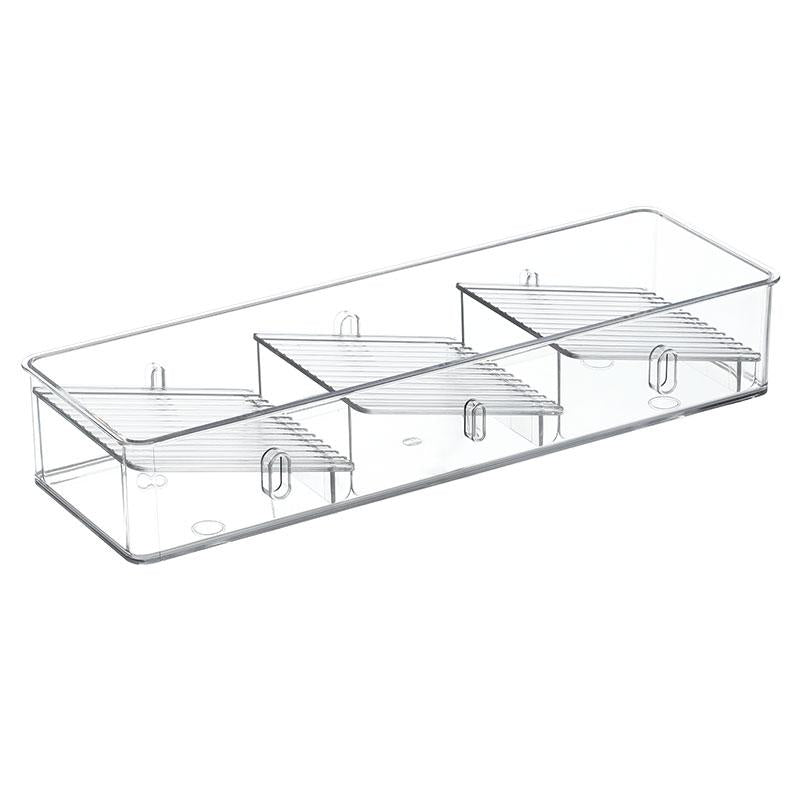 Shimoyama Transparent Drawer Organizer - 3 Dividers