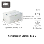 Shimoyama Travel Compression Storage Bags - L