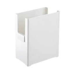 White Shimoyama U-shaped storage box showing open front design