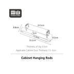 Shimoyama Under Cabinet Towel Hanger