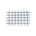 Shimoyama White Grid Floor Mat - 48x76cm