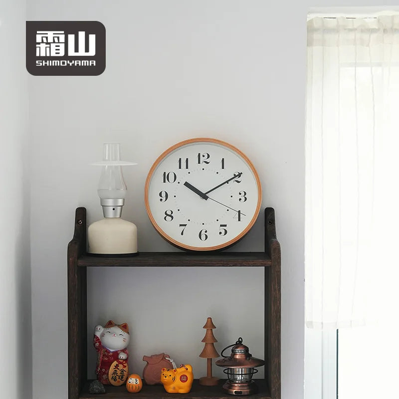 Shimoyama Wooden Wall Clock 32cm
