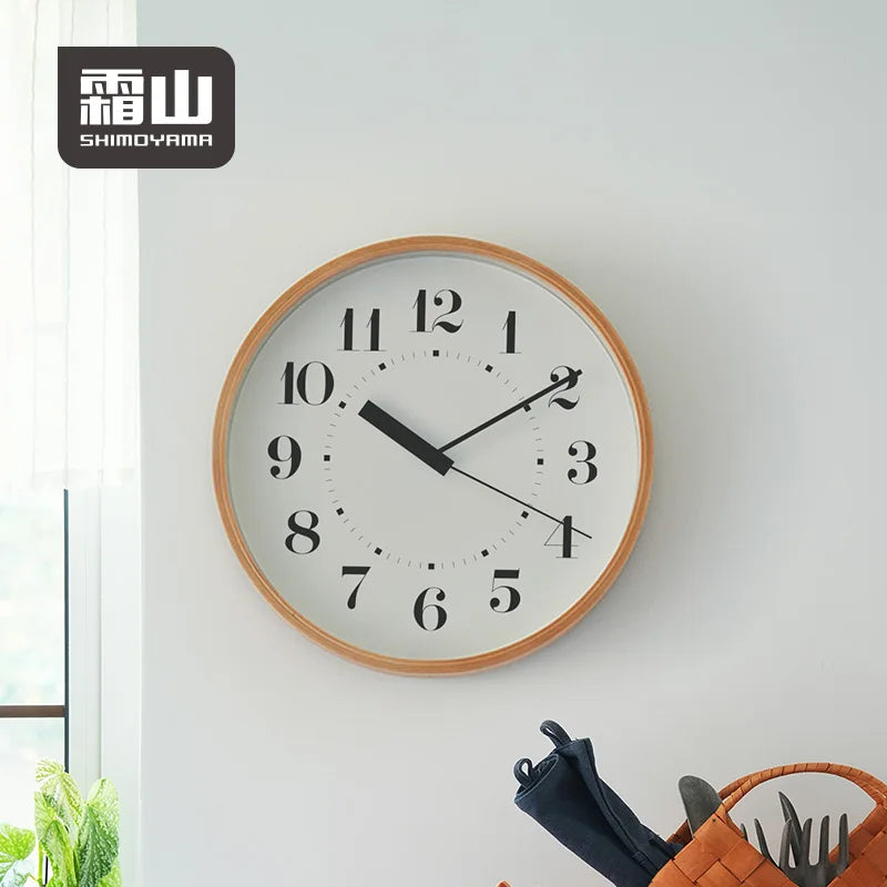 Shimoyama Wooden Wall Clock 32cm