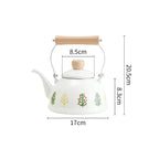 Shimoyama Woodland Enamel Kettle 1.5L