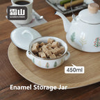 Shimoyama Woodland Enamel Kettle 1.5L