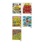 Five monthly illustrations from the Spot the Difference Wall Calendar 2027