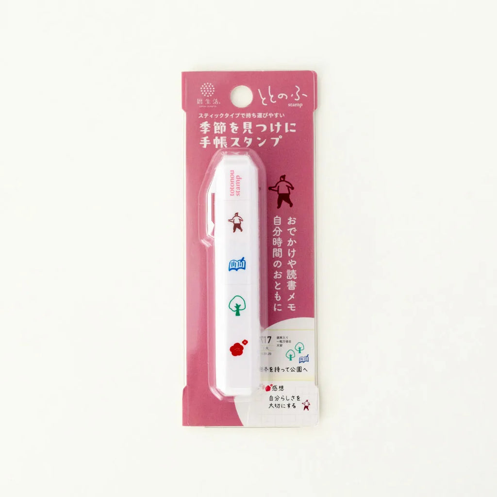 Totonofu Planner Stamps Finding the Seasons in their pink pack