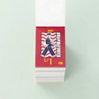 First sheet of the ob1toy Mini Daily Calendar 2027 showing 1 January