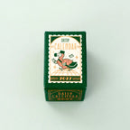 ob1toy Mini Daily Calendar 2027 in its green foil-stamped box