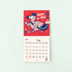 January page of the ob1toy Mini Wall Calendar 2027