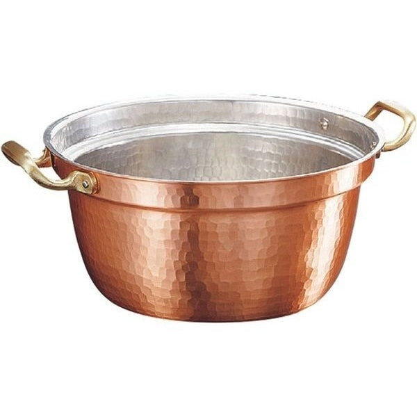 Shinko Copper Stepped Nabe Pot 26cm