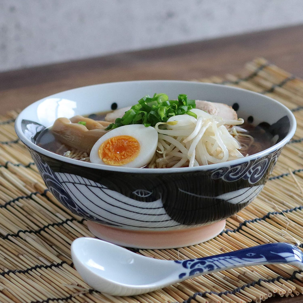Shiranami Kujira Whale Ramen Bowl 20.5D
