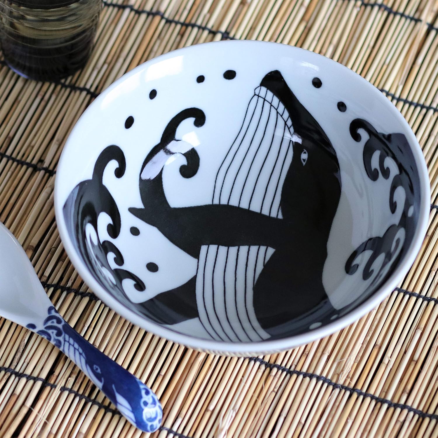 Shiranami Kujira Whale Ramen Bowl 20.5D