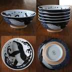 Shiranami Kujira Whale Ramen Bowl 20.5D