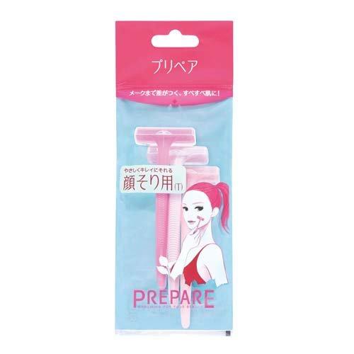 Shiseido Prepare Facial Hair Razor T Shaped Type - 3P