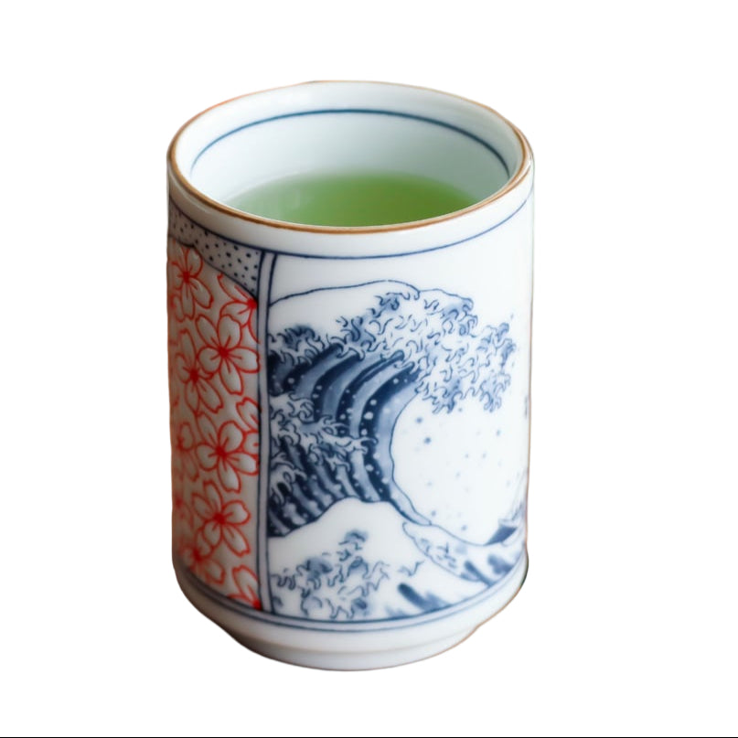 Shonzui Wave & Mt. Fuji Sushi Teacup 280ml