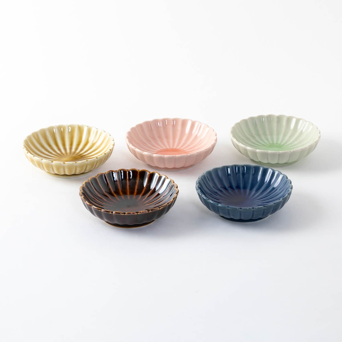 Sinogi Five-Glaze Small Bowl 5P Set