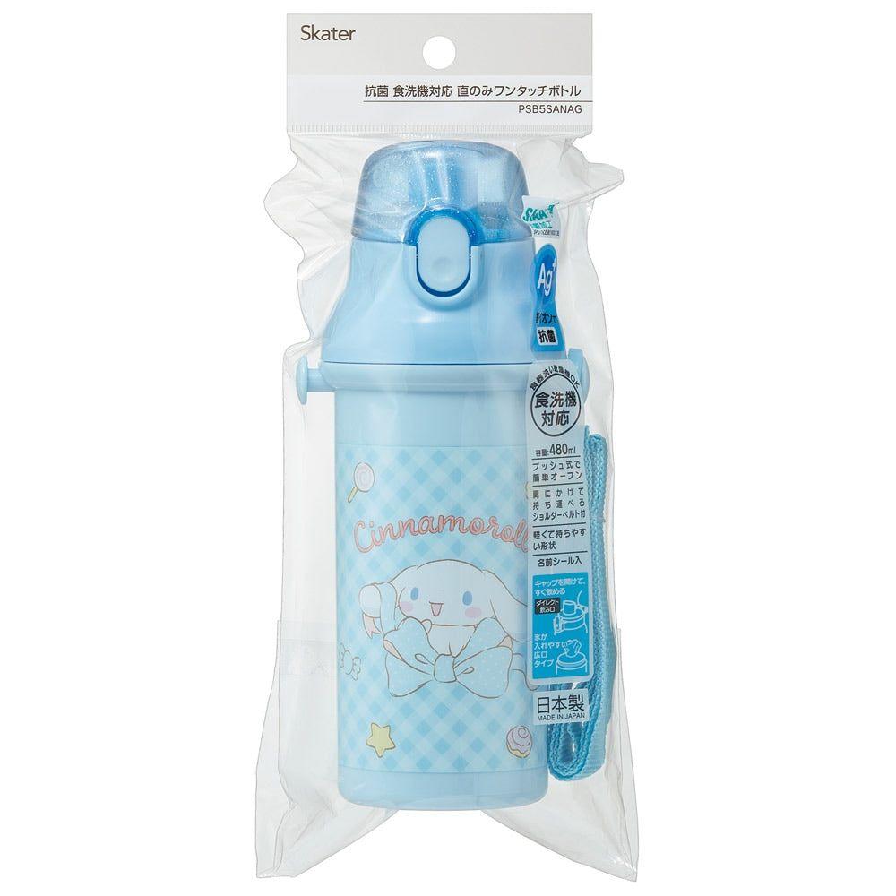 Skater Cinnamoroll Big Ribbon One Touch Drink Bottle 480ml