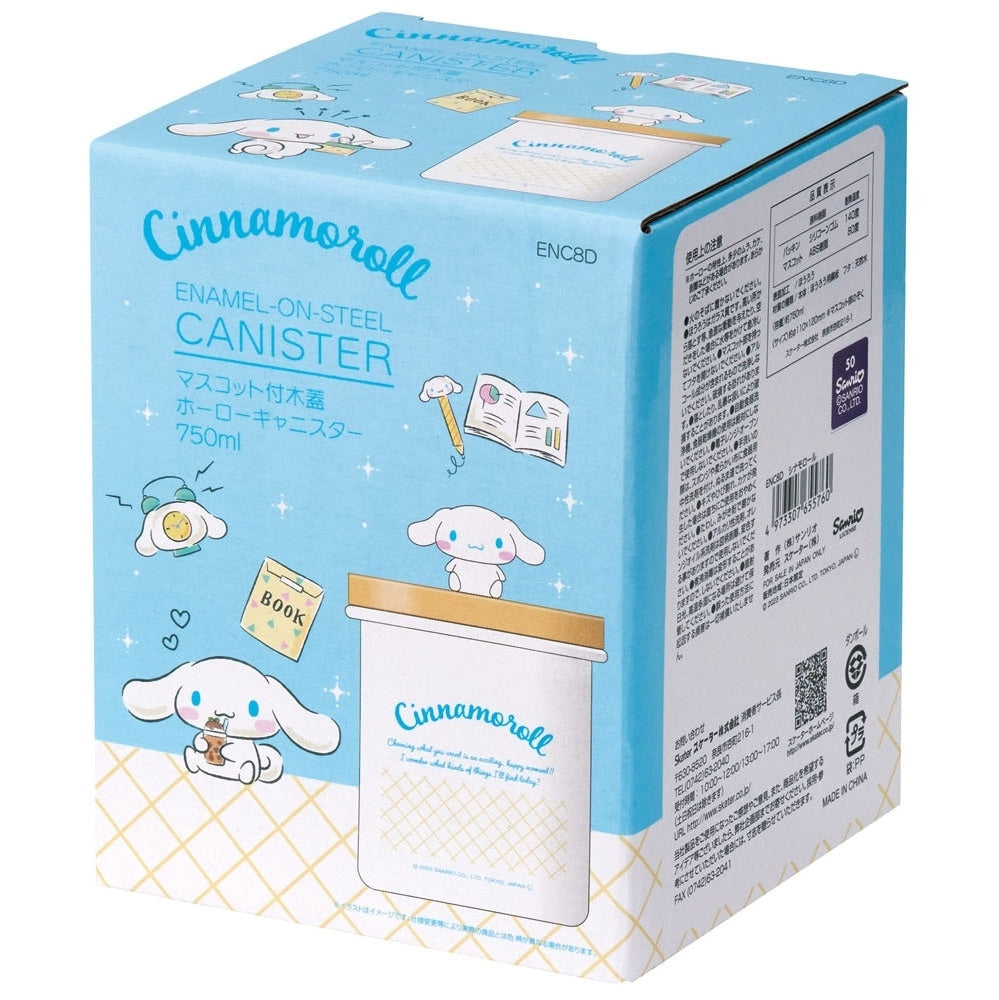 Skater Cinnamoroll Enamel-on-steel Canister 750ml