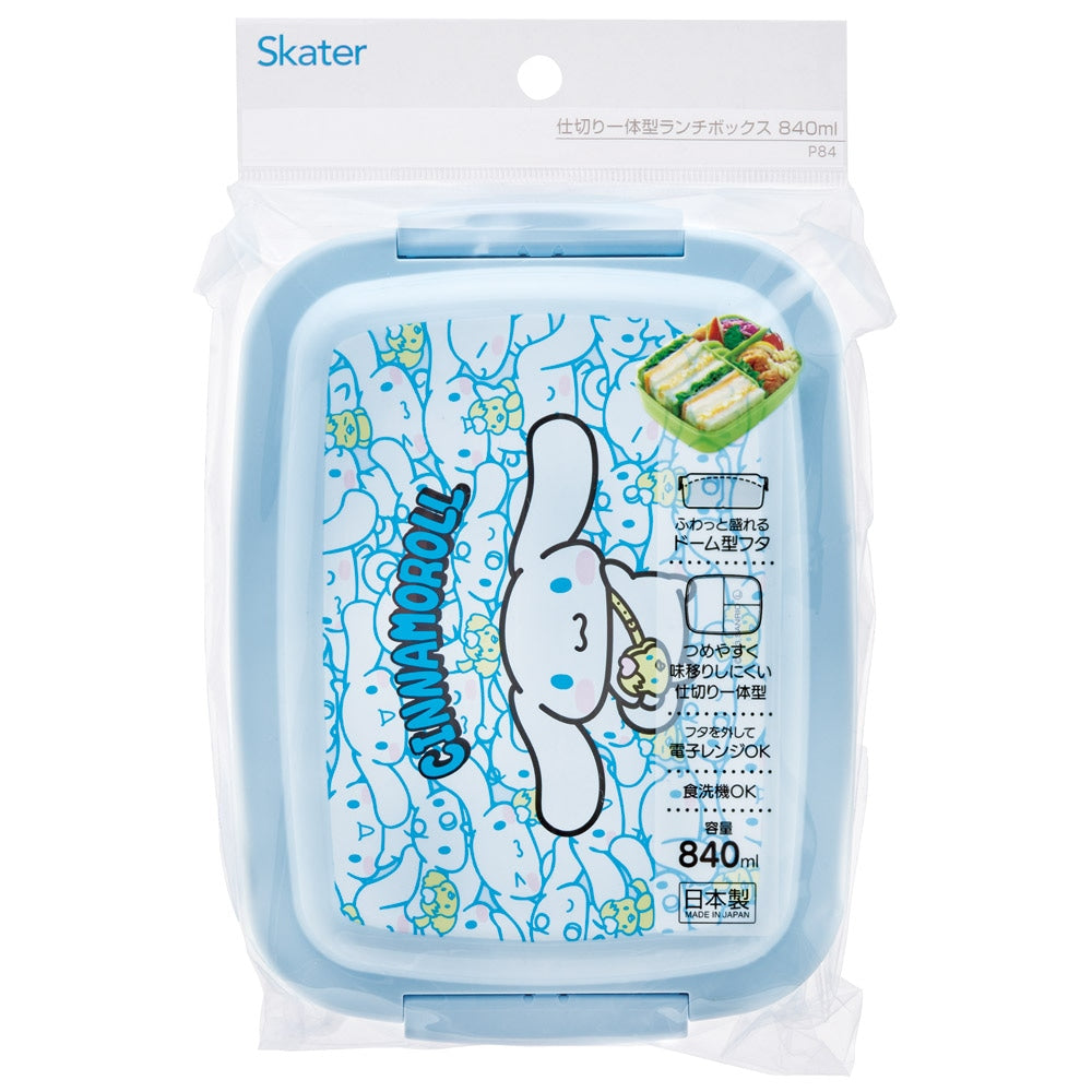 Skater Cinnamoroll Three-Partition Bento Box 840ml