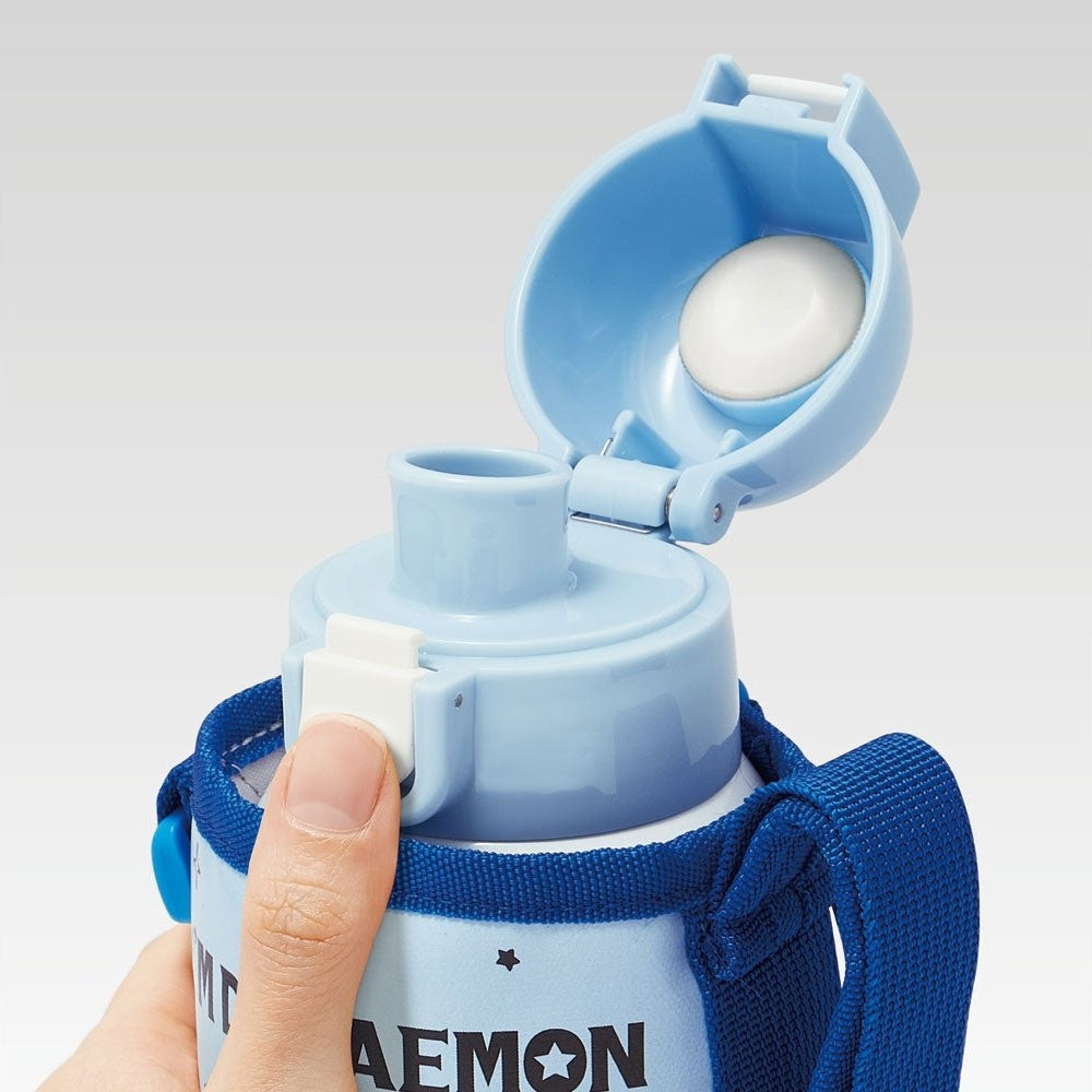 Skater Doraemon in Space Insulated Drink Bottle W/Cover 600ml