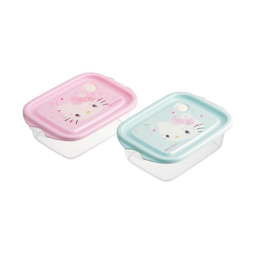 Skater Hello Kitty 50th Sealed Container 2pcs Set 500mlx2