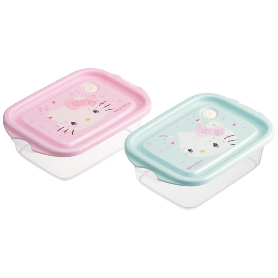 Skater Hello Kitty 50th Sealed Container 2pcs Set 500mlx2