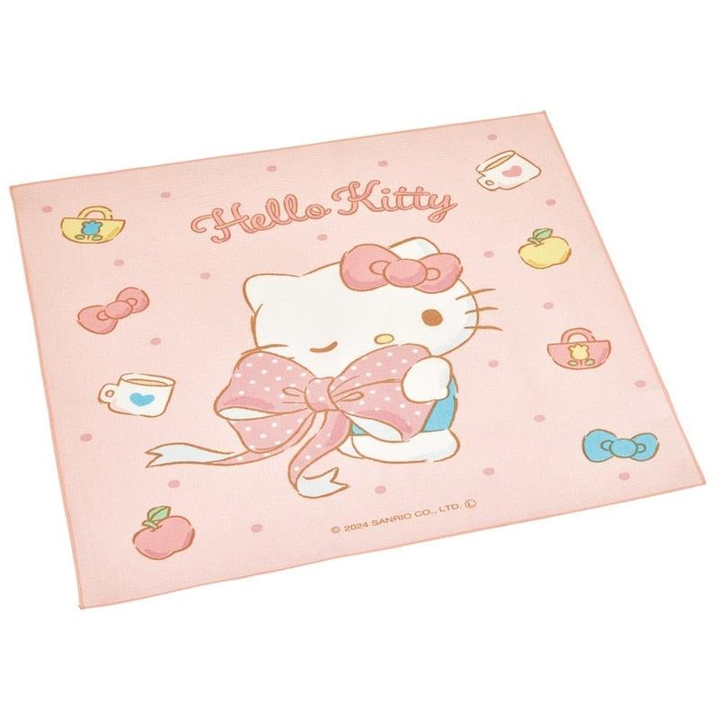 Skater Hello Kitty Big Ribbon Furoshiki Lunch Cloth 43x43