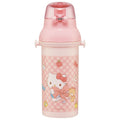 Skater Hello Kitty Big Ribbon One Touch Drink Bottle 480ml