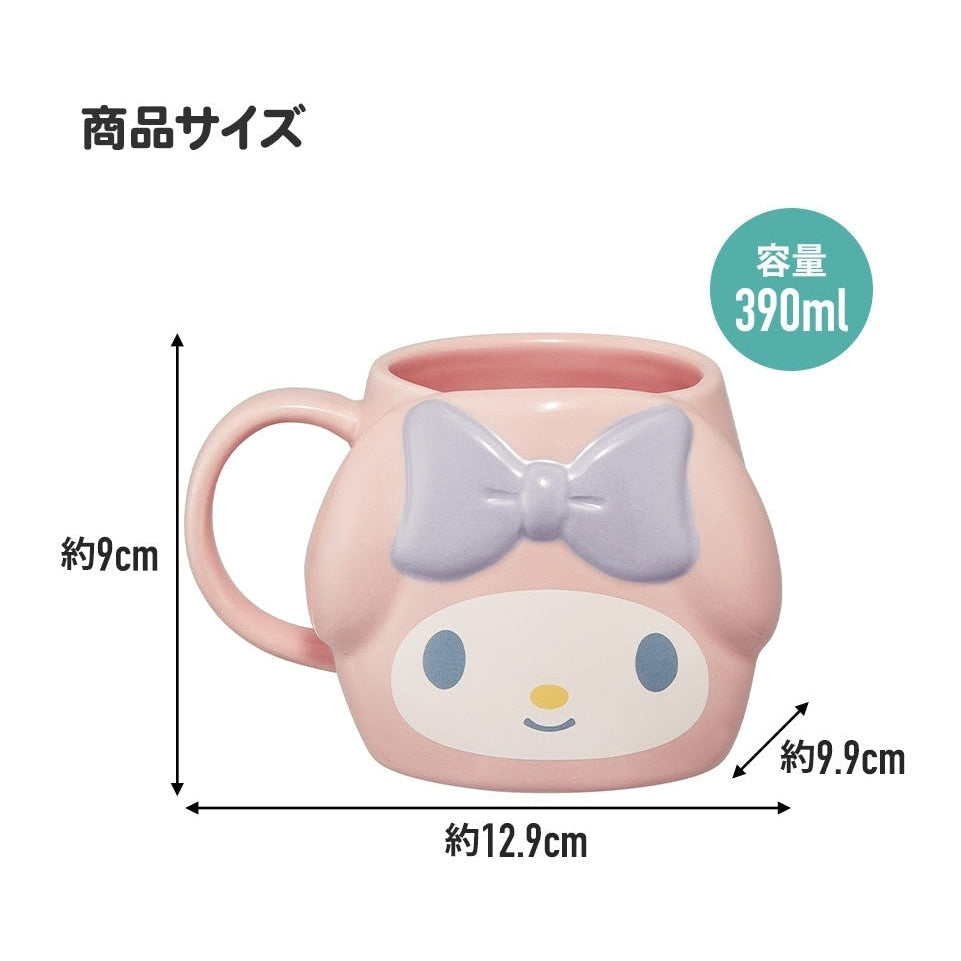 Skater Hello Kitty Ceramic Mug Cup 390ml