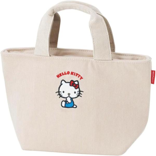 Skater Hello Kitty Corduroy Insulated Lunch Bag