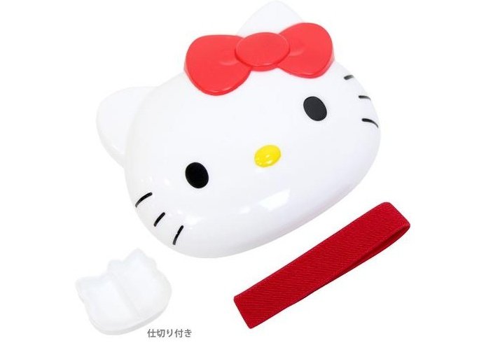 Skater Hello Kitty Face Bento Box 300ml