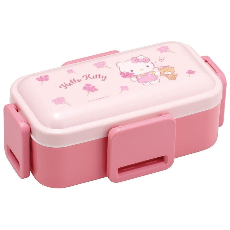 Skater Hello Kitty Floral Wreath 2 Tier Lunch Box 600ml