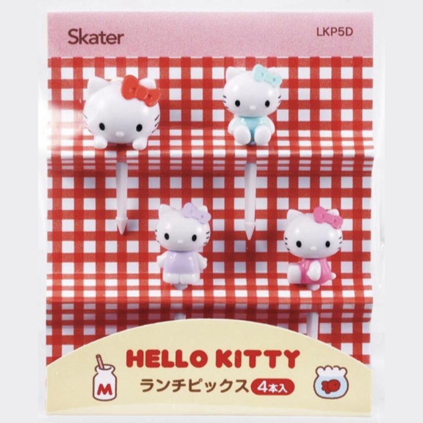 Skater Hello Kitty Food Pick 8pcs