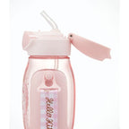 Skater Hello Kitty One-Push Water Bottle with Straw 530ml