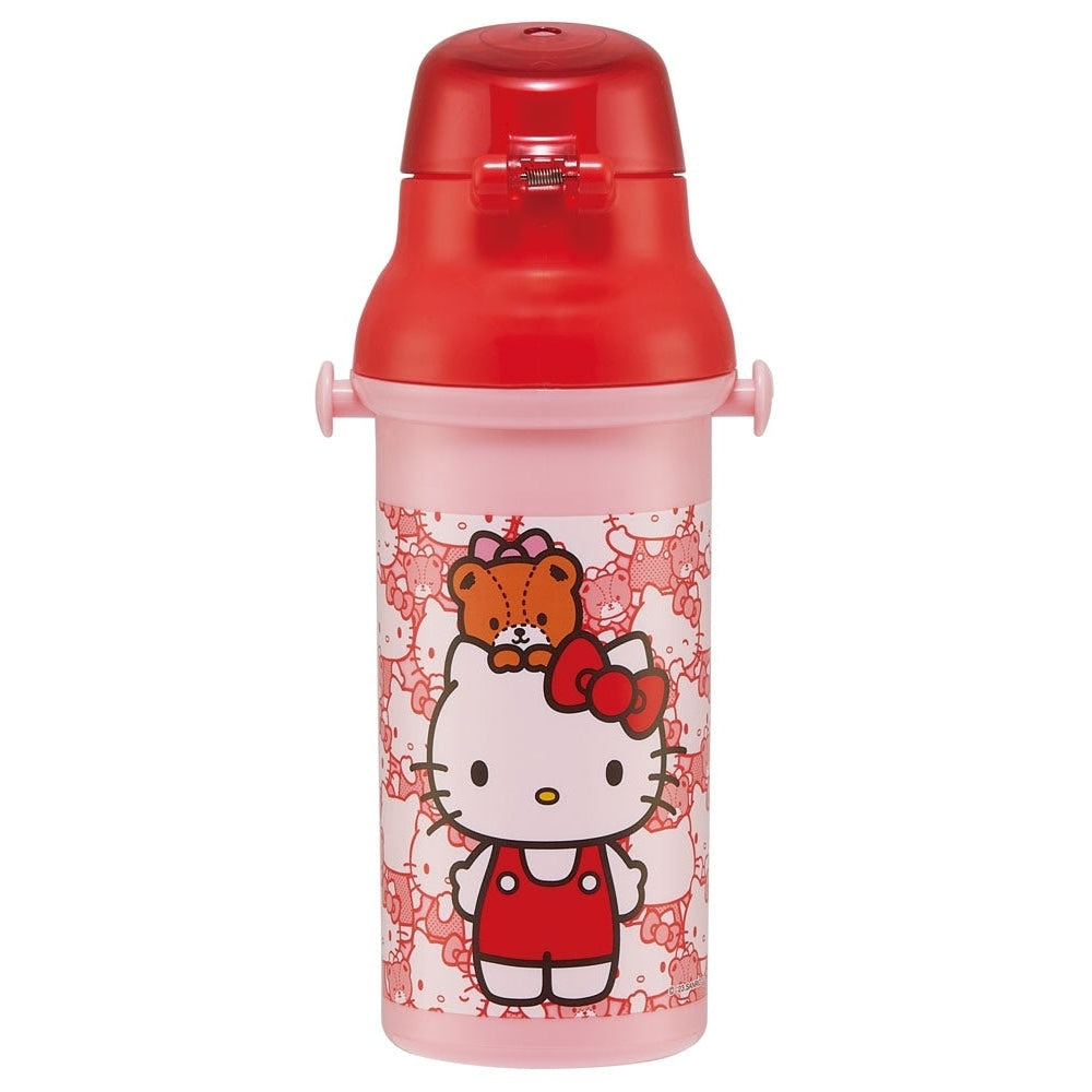 Skater Hello Kitty One Touch Drink Bottle 480ml