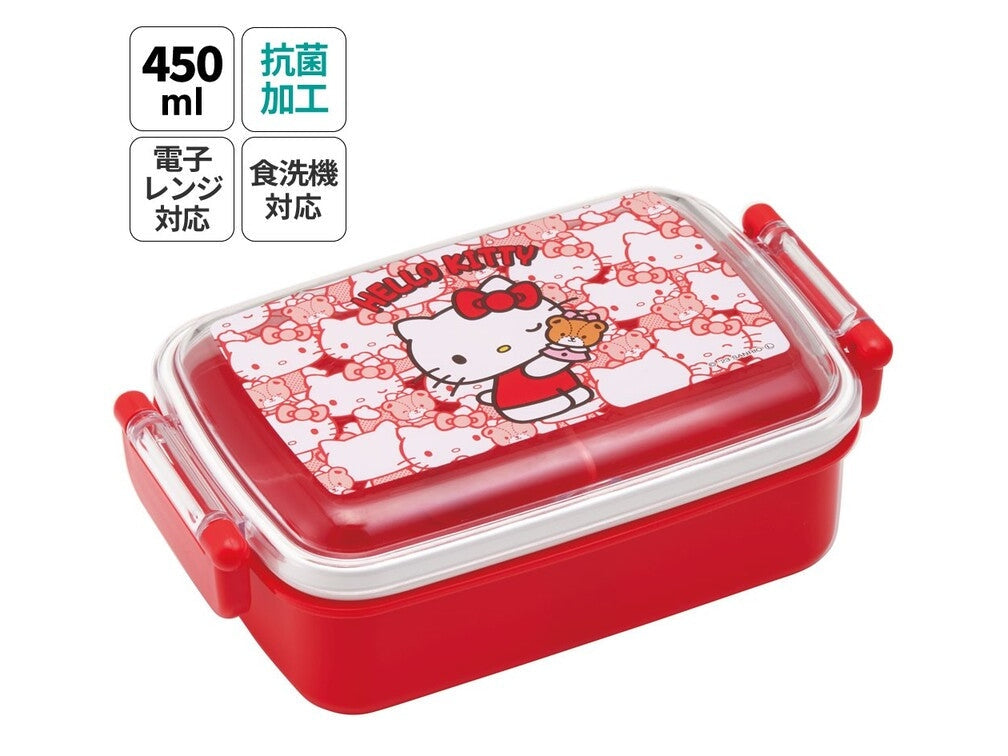 Skater Hello Kitty Red Lunch Box 450ml