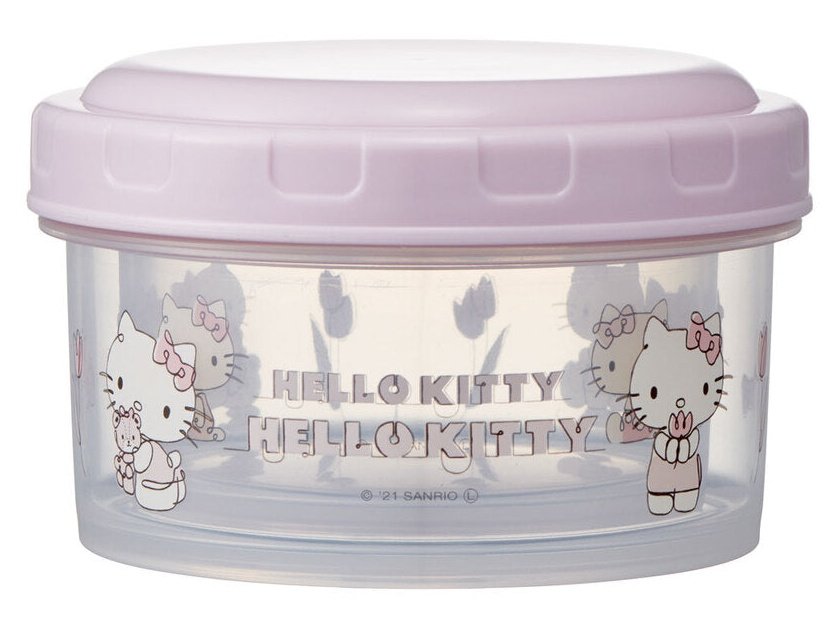 Skater Hello Kitty Round Food Container 2pcs