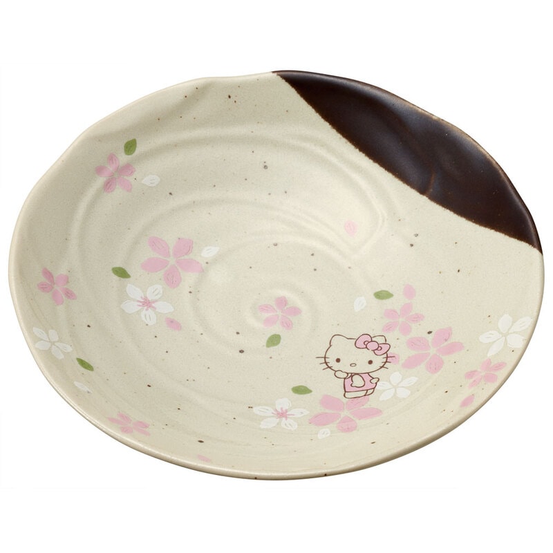Skater Hello Kitty Sakura Large Plate 21D