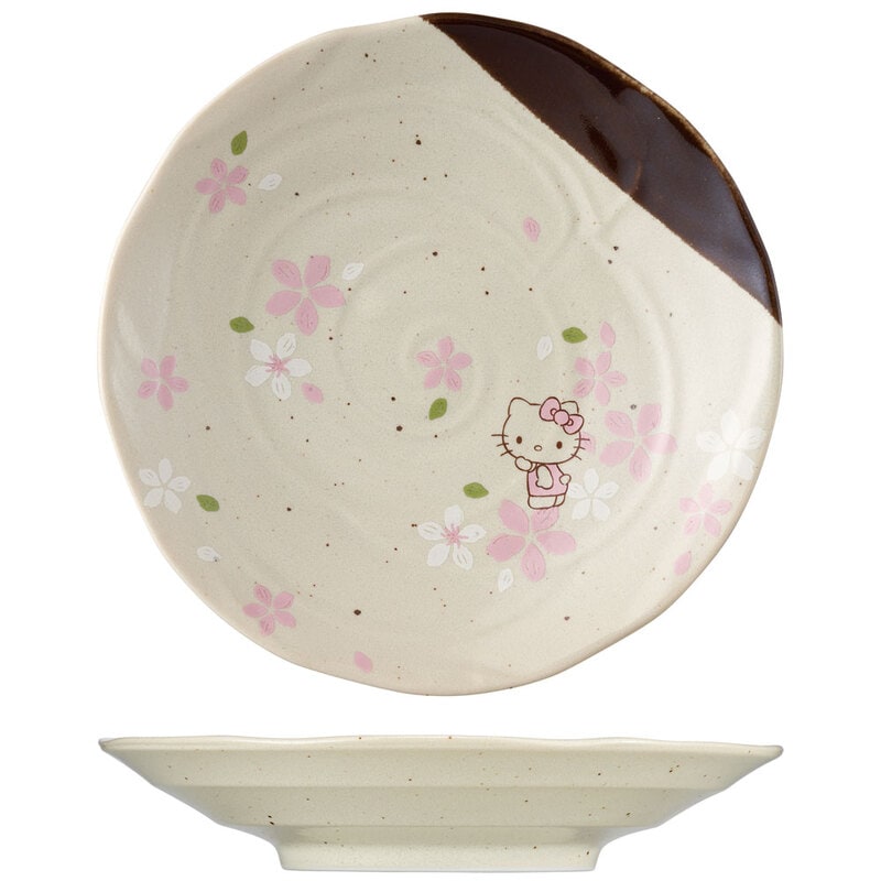 Skater Hello Kitty Sakura Large Plate 21D