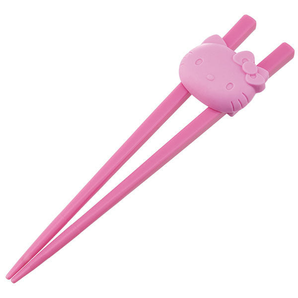 Skater Hello Kitty Silicone Holder Training Chopsticks 16.5cm