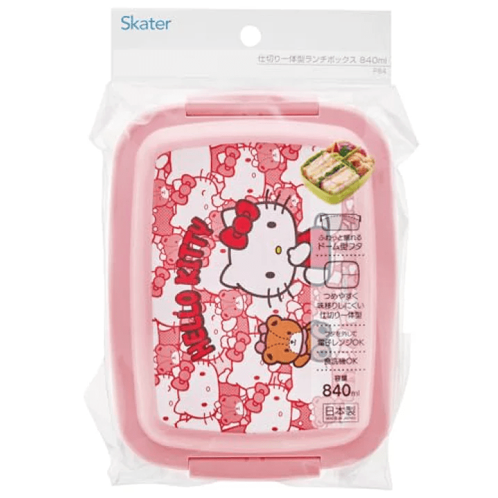 Skater Hello Kitty Three-Partition Bento Box 840ml