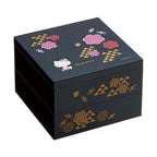Skater Hello Kitty Two-Tier Lacquer Bento Box