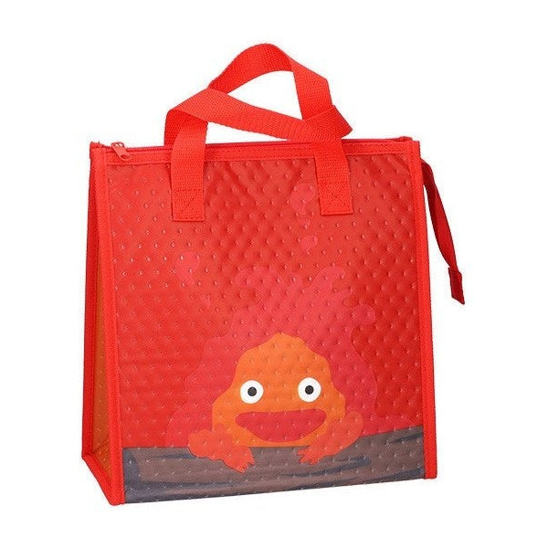 Skater Howl's Moving Castle Calcifer Insulated Tote Lunch Bag