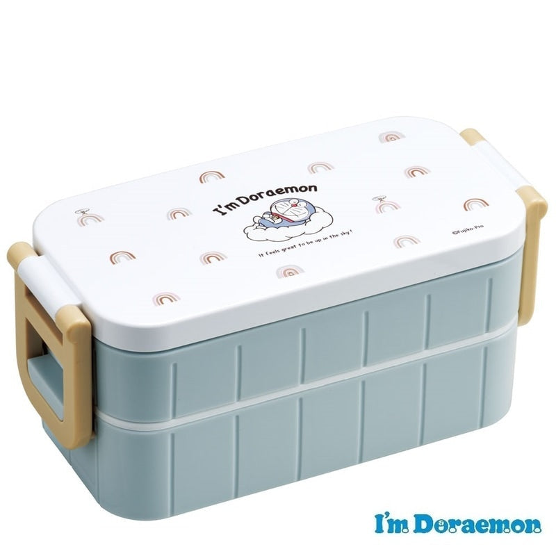 Skater I'm Doraemon 2-Tier Tight Lunch Box 600ml w/chopstick