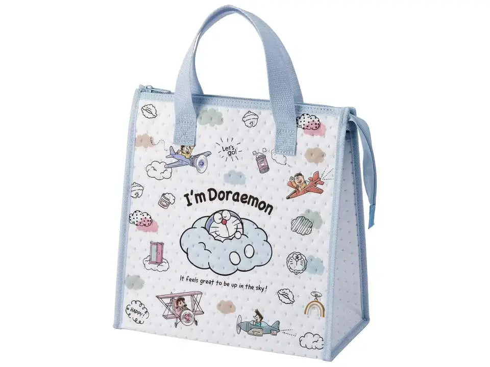 Skater I'm Doraemon in the Sky Insulated Tote Lunch Bag